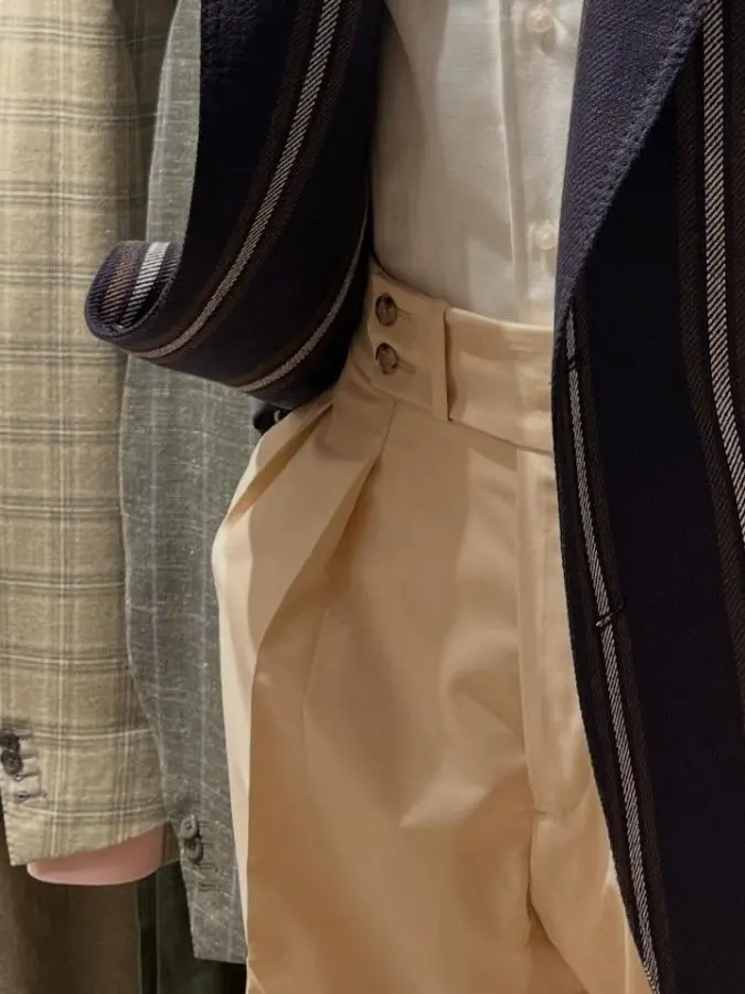 Cream trousers